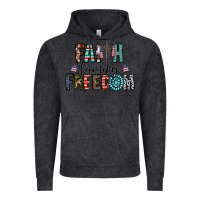 Vintage Black faith family freedom Vintage Hoodie - CowhideDigitalArt