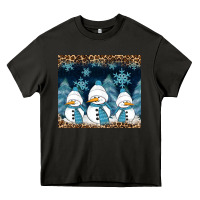 Asphalt snowman winter Heavy Core Tee - RanaPortraitStore
