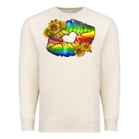 Lgbtq Pride Rainbow Lips Premium Sweatshirt | Teevron