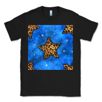 Black 4th of july leopard stars seamless pattern Classic Tee - BundleAndBundleShop