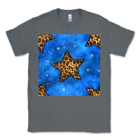 Charcoal Heather 4th of july leopard stars seamless pattern Classic Tee - BundleAndBundleShop