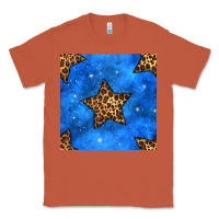 Copper 4th of july leopard stars seamless pattern Classic Tee - BundleAndBundleShop