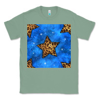 Sage 4th of july leopard stars seamless pattern Classic Tee - BundleAndBundleShop