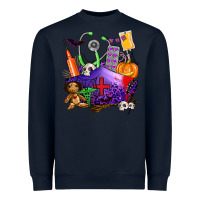 Navy zombie nurse   halloween Heavyweight Sweatshirt - AdoDesignShop