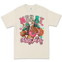 Bone pink merry christmas black girl sneakers Premium Tee - RanaPortraitStore