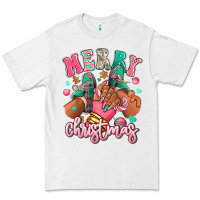 White pink merry christmas black girl sneakers Premium Tee - RanaPortraitStore