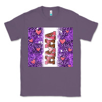Lavender purple leopard pink mama hearts Classic Tee - AdoDesignShop