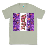 Matcha purple leopard pink mama hearts Classic Tee - AdoDesignShop