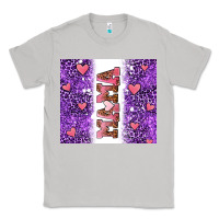 Moon Dust purple leopard pink mama hearts Classic Tee - AdoDesignShop