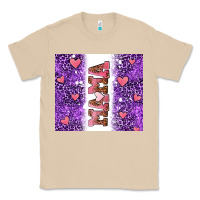 Mushroom purple leopard pink mama hearts Classic Tee - AdoDesignShop