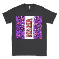 Smoke purple leopard pink mama hearts Classic Tee - AdoDesignShop