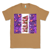 Toasted Coconut purple leopard pink mama hearts Classic Tee - AdoDesignShop