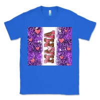 True Royal purple leopard pink mama hearts Classic Tee - AdoDesignShop
