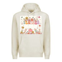 Oatmeal Heather teacher custom name Premium Hoodie - JahusDesignShop