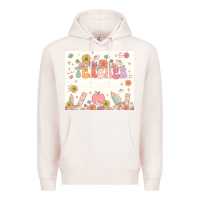 Pale Pink teacher custom name Premium Hoodie - JahusDesignShop