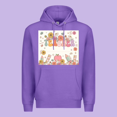Teacher Custom Name Premium Hoodie Designed By Jahusdesignshop