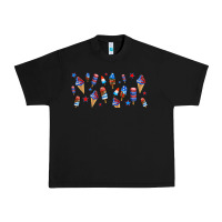 Black usa ice cream and popsicles Urban Heavy Tee - AdoDesignShop