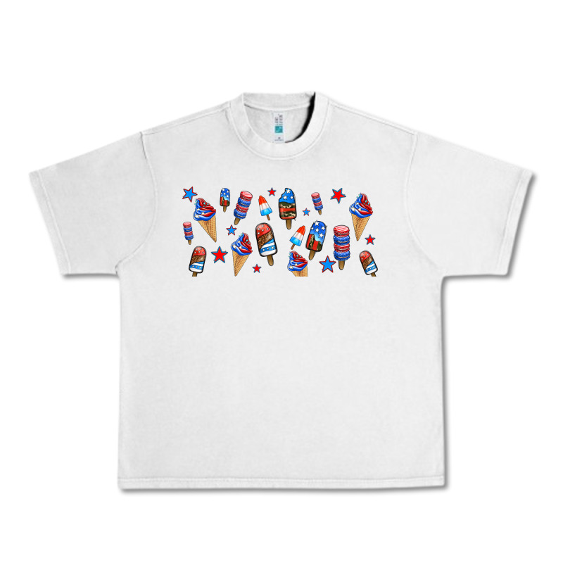 Usa Ice Cream And Popsicles Urban Heavy Tee by AdoDesignShop | Teevron