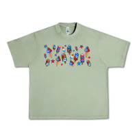 Oil Green usa ice cream and popsicles Urban Heavy Tee - AdoDesignShop