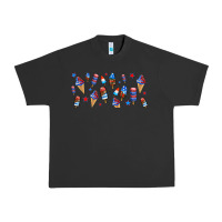 Pigment Black usa ice cream and popsicles Urban Heavy Tee - AdoDesignShop