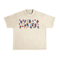 Sandshell usa ice cream and popsicles Urban Heavy Tee - AdoDesignShop