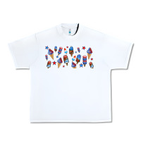 White usa ice cream and popsicles Urban Heavy Tee - AdoDesignShop