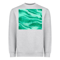 Heather Grey green glitter Heavyweight Sweatshirt - JahusDesignShop