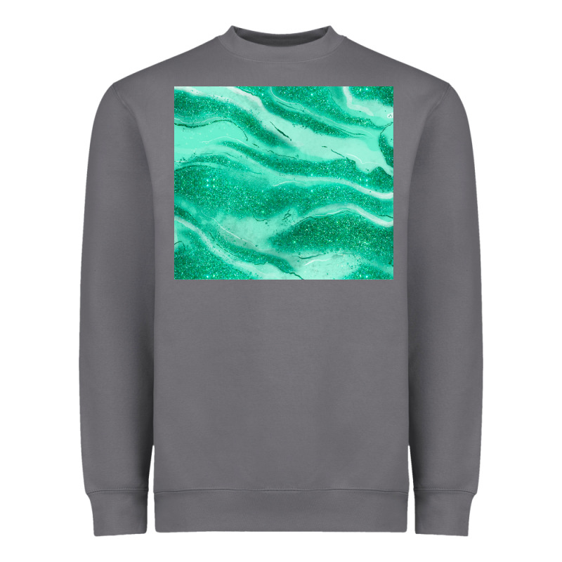 Green Glitter Heavyweight Sweatshirt by JahusDesignShop | Teevron