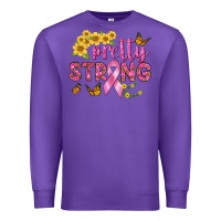 Purple Pretty Strong Premium Sweatshirt - BundleAndBundleShop