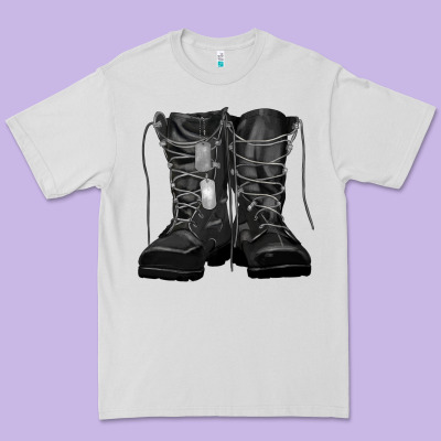 Premium Tee soldier boots