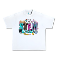 White stem teacher Urban Heavy Tee - AdoDesignShop