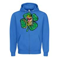 True Royal dinosaur st patricks day Zipper Hoodie - MaliasSmallBusiness
