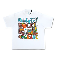 White ready to rock 5th grade Urban Heavy Tee - JahusDesignShop