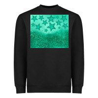 Black green glitter star Heavyweight Sweatshirt - JahusDesignShop