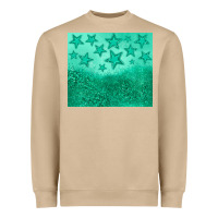 Mushroom green glitter star Heavyweight Sweatshirt - JahusDesignShop