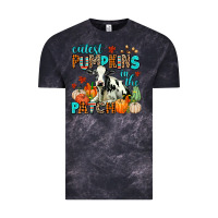 Cloud Black cutest pupkins in the patch Vintage Tee - AdoDesignShop