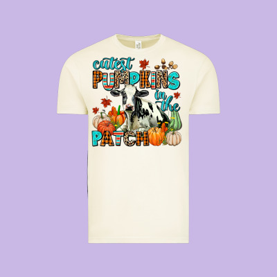 Cutest Pupkins In The Patch Vintage Tee Designed By Adodesignshop