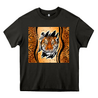 Asphalt tiger scratch mark Heavy Core Tee - RanaPortraitStore
