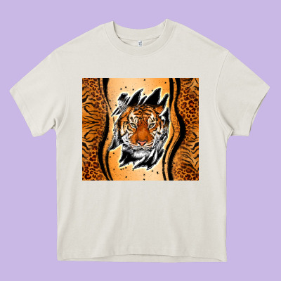 Heavy Core Tee tiger scratch mark