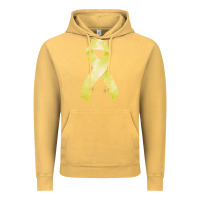 Vintage Mustard sarcoma or bone cancer ribbon Vintage Hoodie - FaDigitalArtStudio