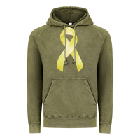 Vintage Olive sarcoma or bone cancer ribbon Vintage Hoodie - FaDigitalArtStudio