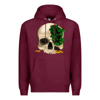 Burgundy St patrick's  skeleton Premium Hoodie - Bettercallsaul