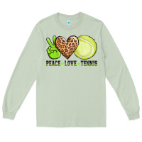 Matcha peace love tennis Long Sleeve Tee - AdoDesignShop