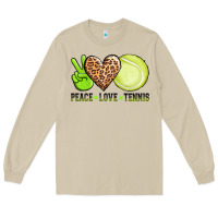Mushroom peace love tennis Long Sleeve Tee - AdoDesignShop