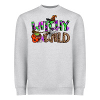 Heather Grey witchy and wild Heavyweight Sweatshirt - AdoDesignShop