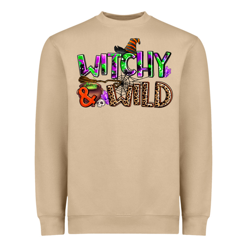Witchy And Wild Heavyweight Sweatshirt by AdoDesignShop | Teevron