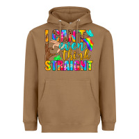 Toasted Coconut LGBTQ I Can't Even Think Straight Heavyweight Hoodie - BundleAndBundleShop
