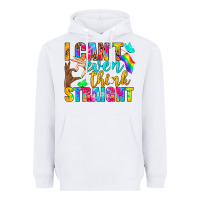 White LGBTQ I Can't Even Think Straight Heavyweight Hoodie - BundleAndBundleShop