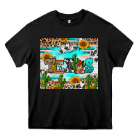 Black texas Heavy Core Tee - RanaPortraitStore
