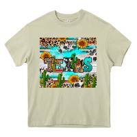 Mossy texas Heavy Core Tee - RanaPortraitStore